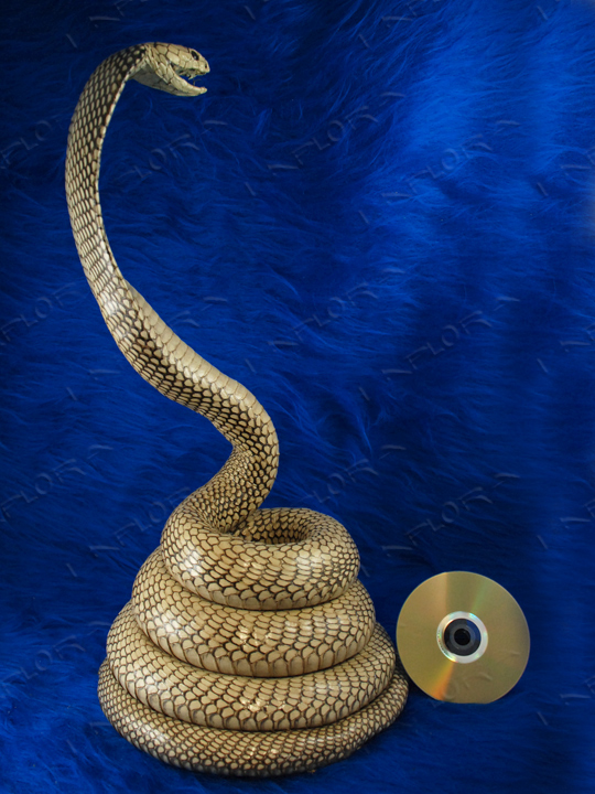 stuffed cobra snake