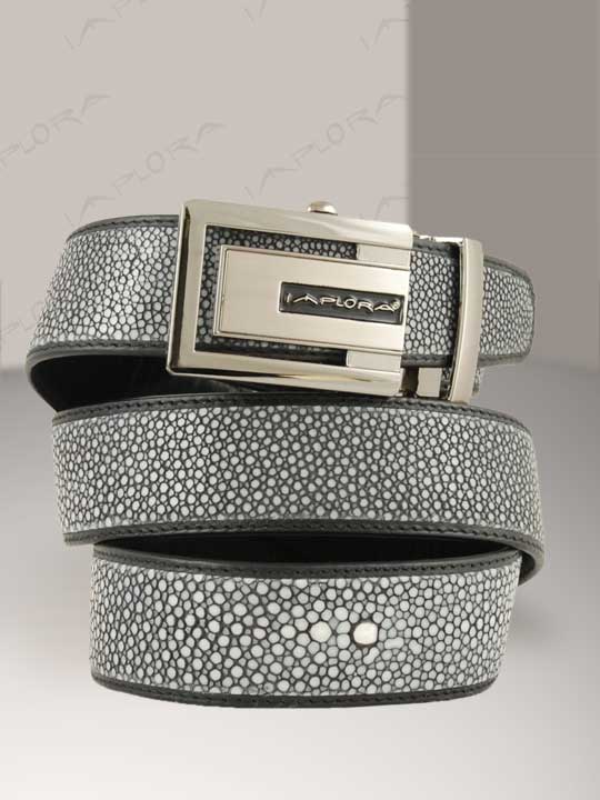 Stingray Leathers Belts Stingray Gray Genuine! Christmas - US Free