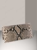 Implora Natural Python Checkbook Cover