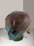 Dark Brown Cobra Snakeskin Doorag Head Wrap