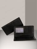 Implora Black Monitor Lizard Checkbook Wallet