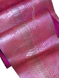 Free Shipping on Pink Metallic Python Snakeskin Belly