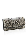 Implora Natural Burmese Python Lady Purse